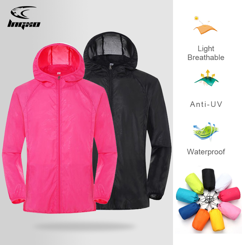 Outdoor Adventure Clothing - Heren Dames Wandeljack Waterdicht Sneldrogend Kamperen