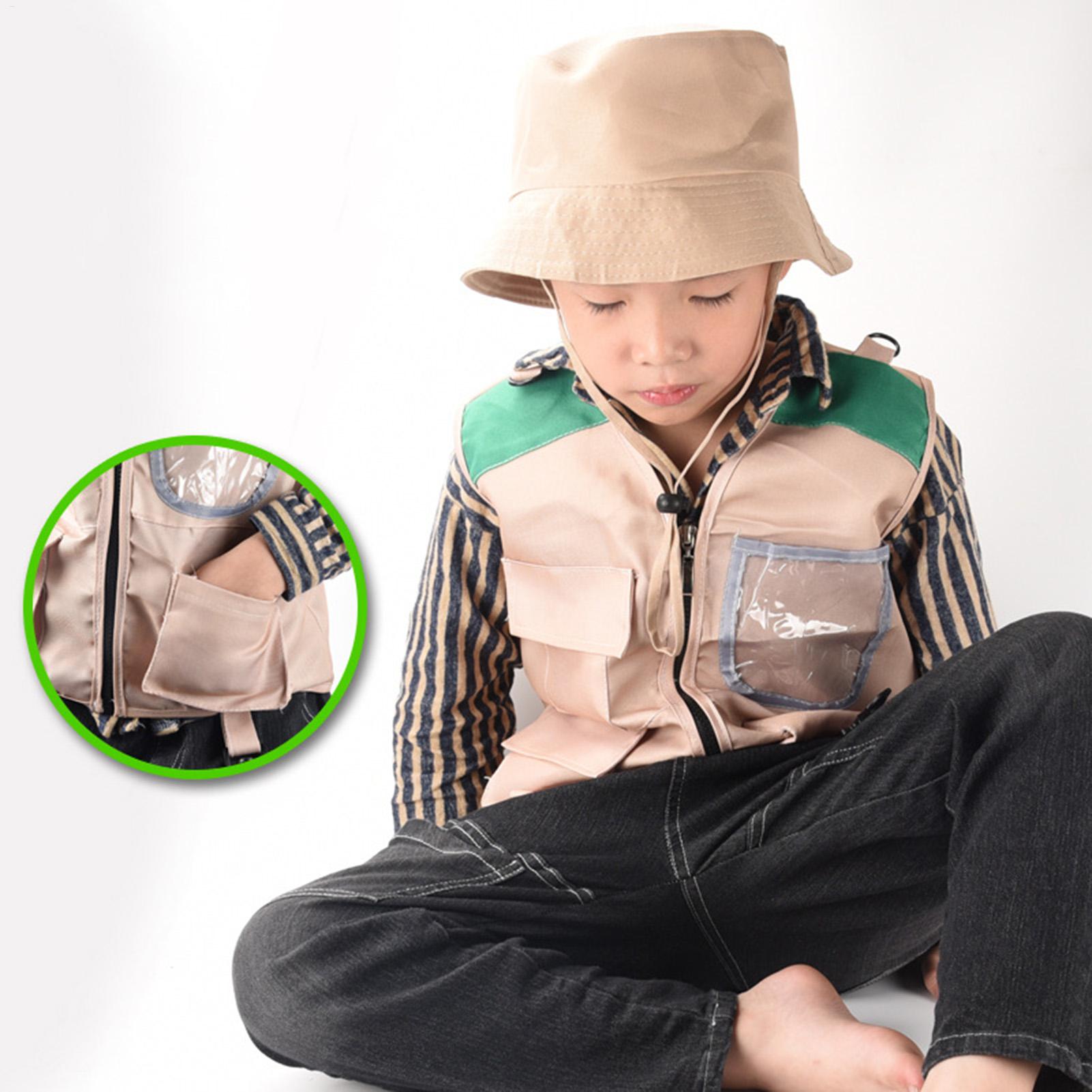 Outdoor Adventure Kit For Boys - Kids Explorer Vest en Hoed Halloween