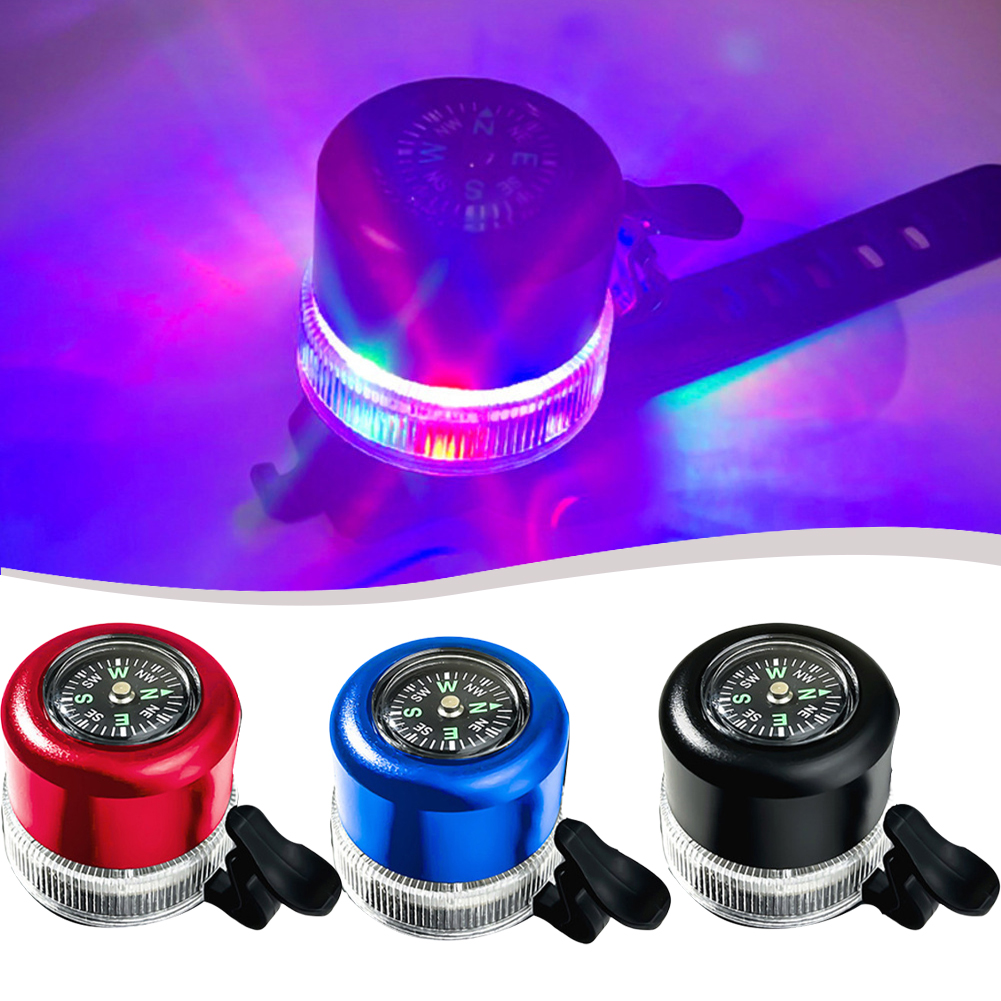 Outdoor Adventure Experiences - Kleurrijke fietsaccessoire met USB-oplaadbare bel, lichtgewicht