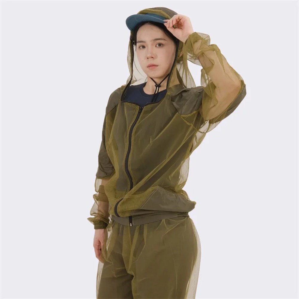 Outdoor Adventure Clothing - Outdoor Camping Ademend Mesh Muggenbestendige kleding