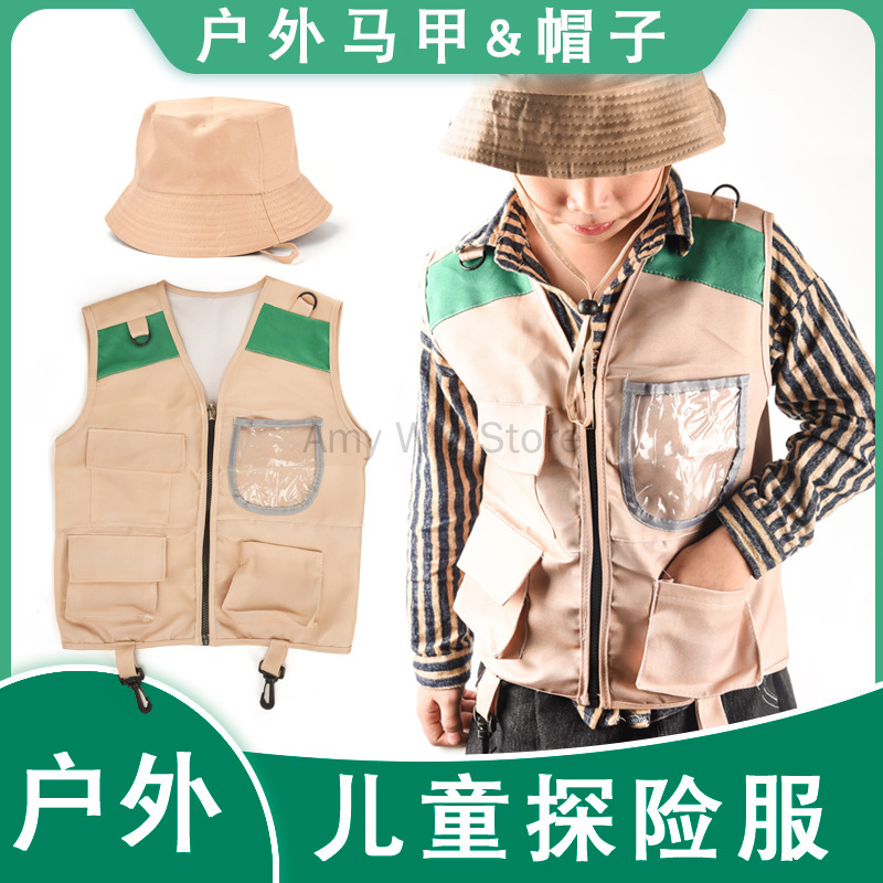 Kids Explorer Vest En Hoed Kos - Outdoor Adventure Kit For Boys recensie en prijs