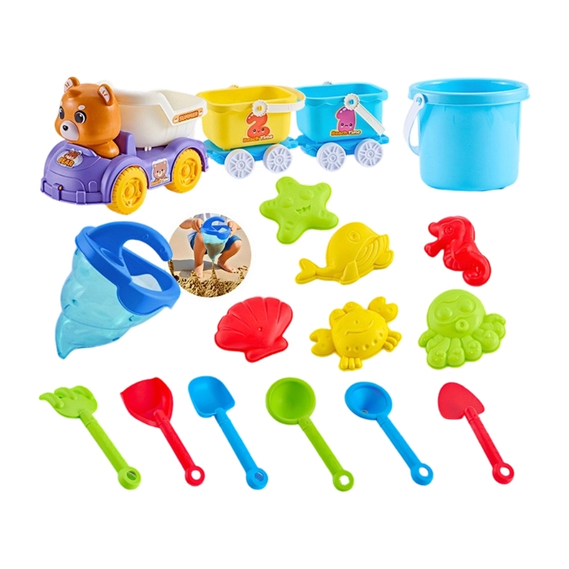 Felgekleurd 1 set kinderzandst - Outdoor Adventure For Kids recensie en prijs