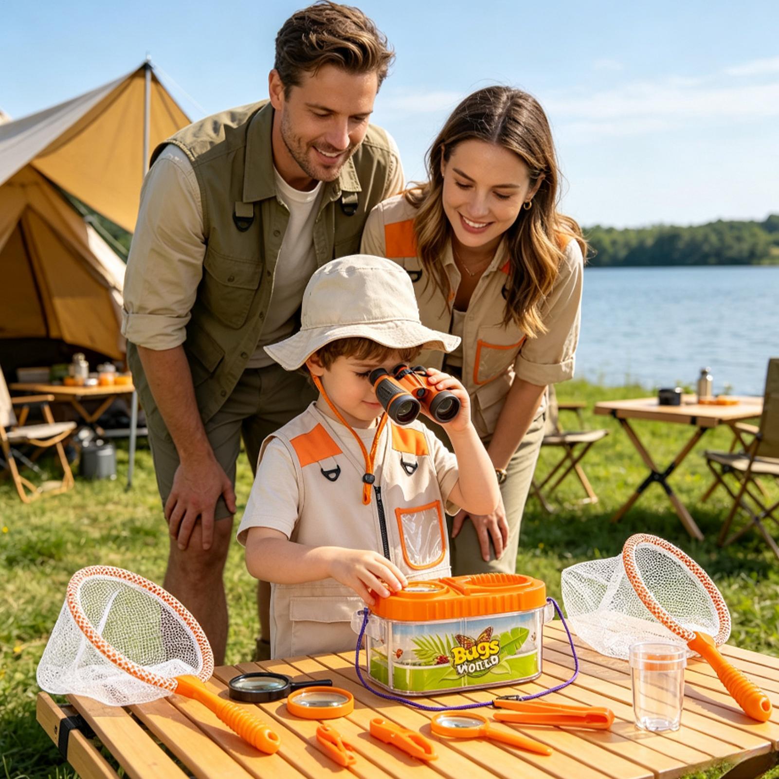 Kinderavontuurset met vergroot - Outdoor Adventure Kit For Boys recensie en prijs