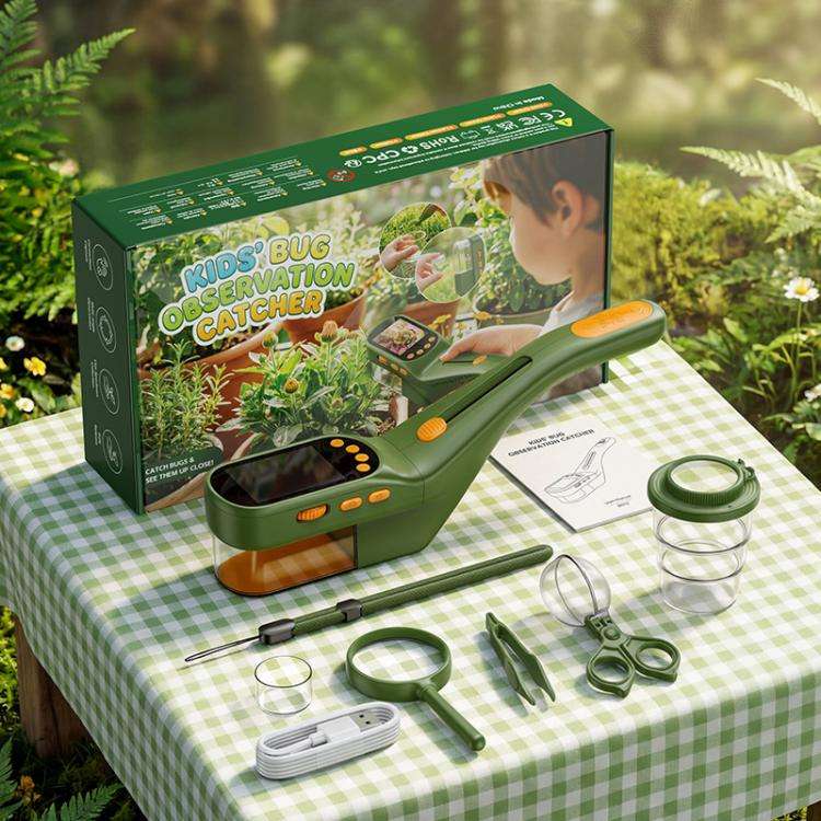 Plastic kindermicroscoop met 5 - Outdoor Adventure For Kids recensie en prijs
