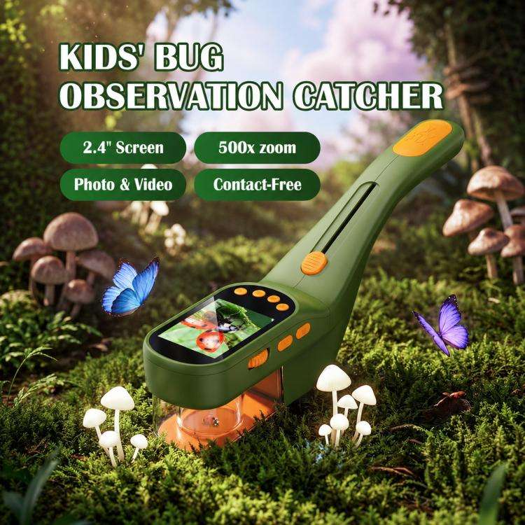 Plastic kindermicroscoop met 5 - Outdoor Adventure For Kids recensie en prijs