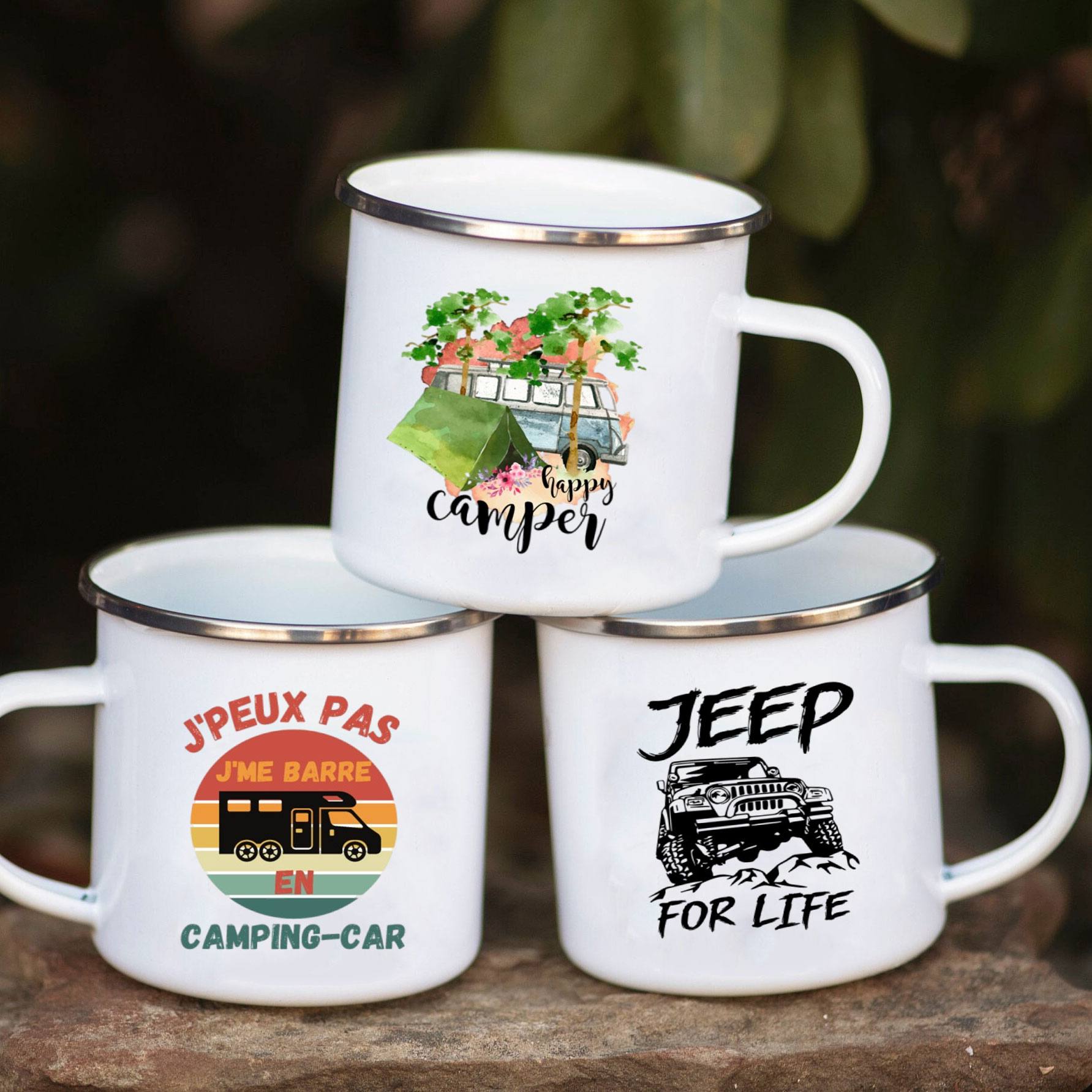Campingauto Emaille Mok Avontu - Outdoor Adventure And Travel recensie en prijs