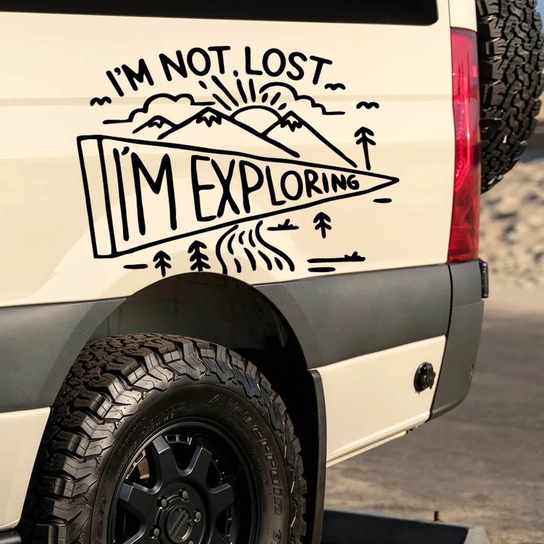 Ik ben niet verloren, ik ben a - Outdoor Adventure Rv recensie en prijs
